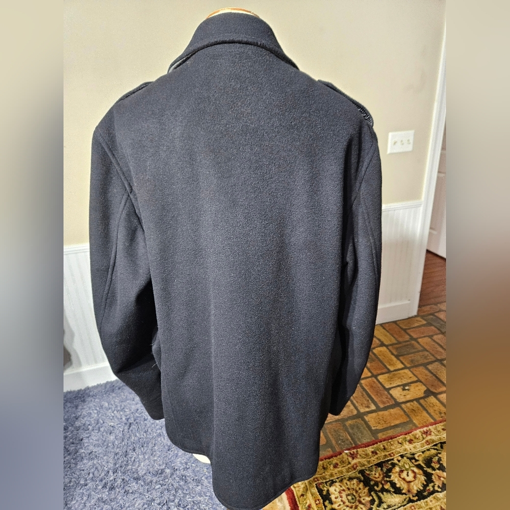 VTG 2009 Banana Republic Wool Coat Large - Picture 3 of 7